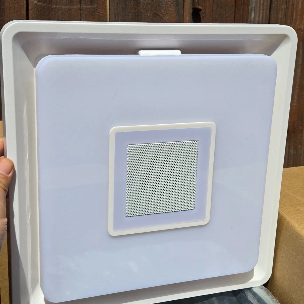 HOMEWERKS® 7130-13-BT Bath Fan with Bluetooth Speaker LED Light 110 cfm Tested